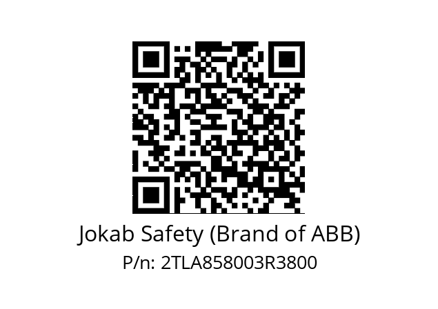   Jokab Safety (Brand of ABB) 2TLA858003R3800