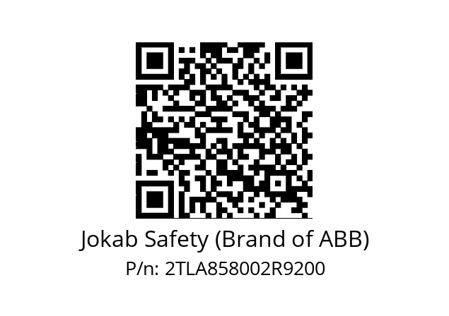   Jokab Safety (Brand of ABB) 2TLA858002R9200