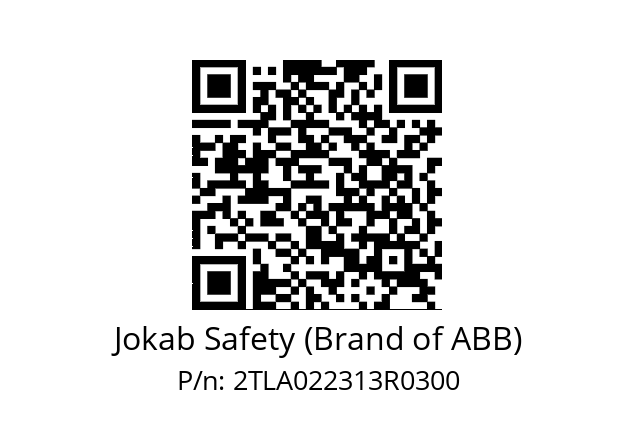   Jokab Safety (Brand of ABB) 2TLA022313R0300