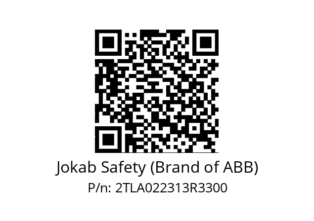   Jokab Safety (Brand of ABB) 2TLA022313R3300