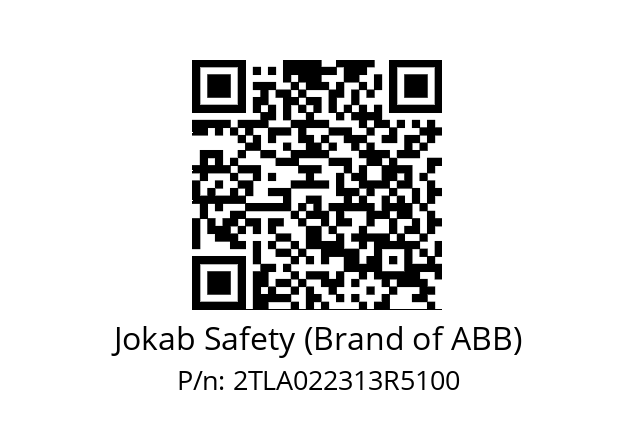   Jokab Safety (Brand of ABB) 2TLA022313R5100