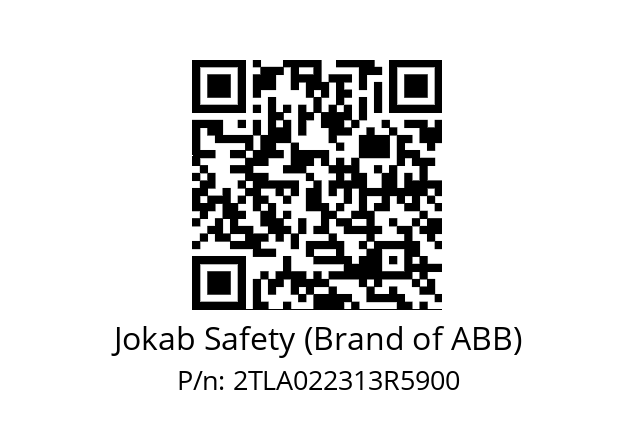   Jokab Safety (Brand of ABB) 2TLA022313R5900