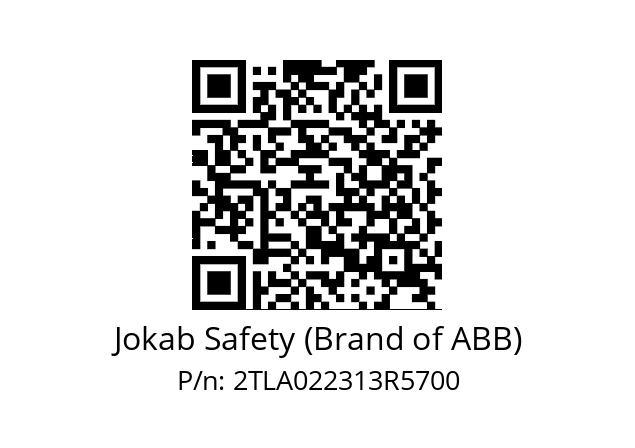   Jokab Safety (Brand of ABB) 2TLA022313R5700