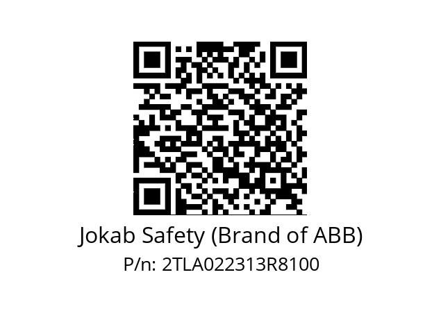   Jokab Safety (Brand of ABB) 2TLA022313R8100