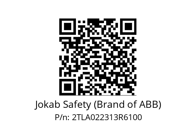   Jokab Safety (Brand of ABB) 2TLA022313R6100