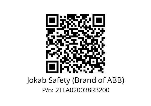   Jokab Safety (Brand of ABB) 2TLA020038R3200