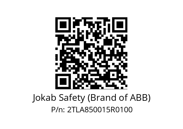   Jokab Safety (Brand of ABB) 2TLA850015R0100