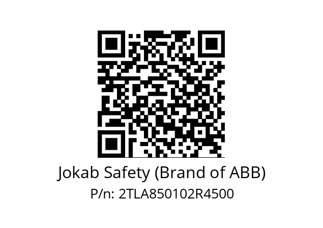   Jokab Safety (Brand of ABB) 2TLA850102R4500