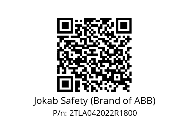   Jokab Safety (Brand of ABB) 2TLA042022R1800