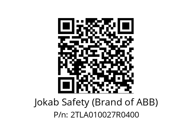   Jokab Safety (Brand of ABB) 2TLA010027R0400