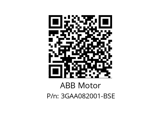   ABB Motor 3GAA082001-BSE