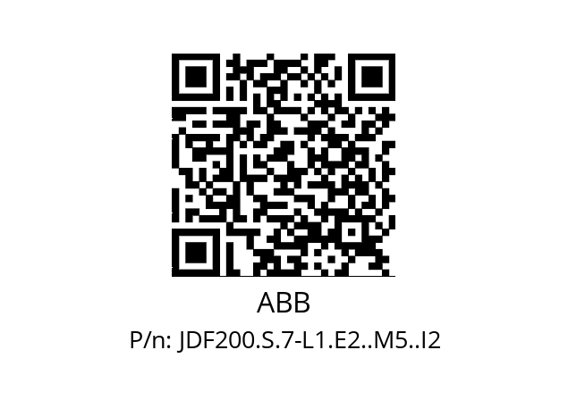   ABB JDF200.S.7-L1.E2..M5..I2