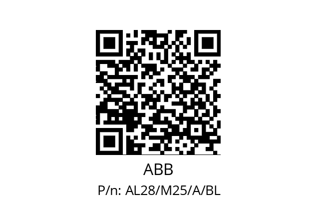   ABB AL28/M25/A/BL