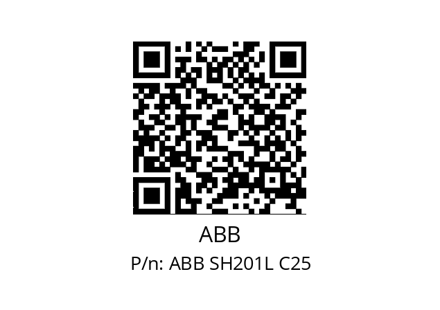   ABB ABB SH201L C25