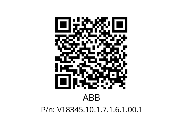   ABB V18345.10.1.7.1.6.1.00.1