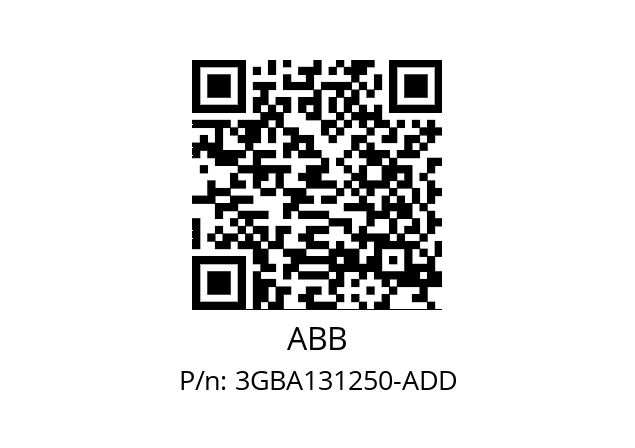   ABB 3GBA131250-ADD