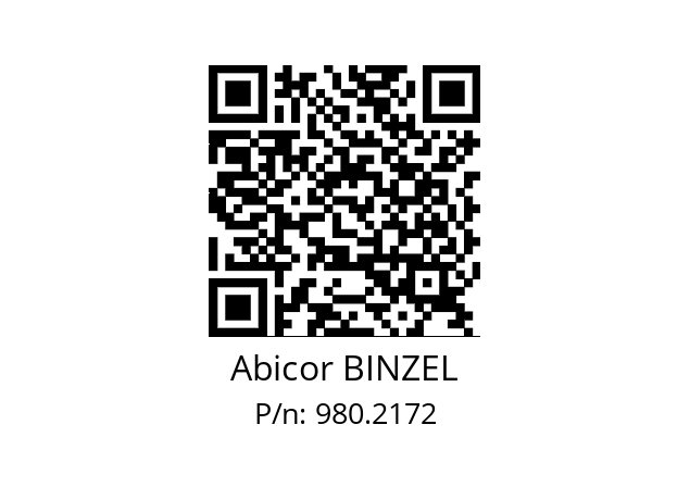   Abicor BINZEL 980.2172