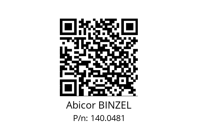   Abicor BINZEL 140.0481