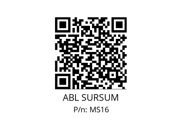   ABL SURSUM MS16