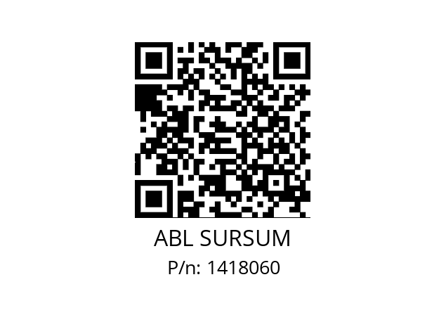   ABL SURSUM 1418060