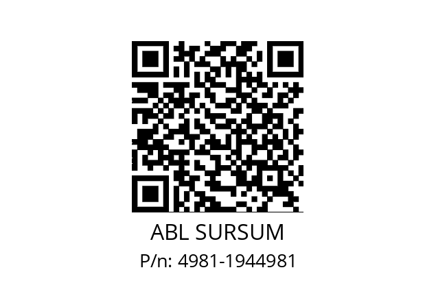   ABL SURSUM 4981-1944981