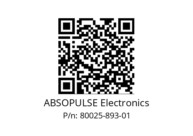   ABSOPULSE Electronics 80025-893-01