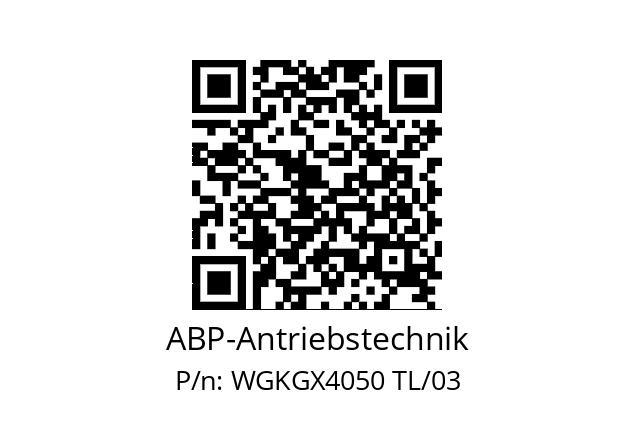   ABP-Antriebstechnik WGKGX4050 TL/03