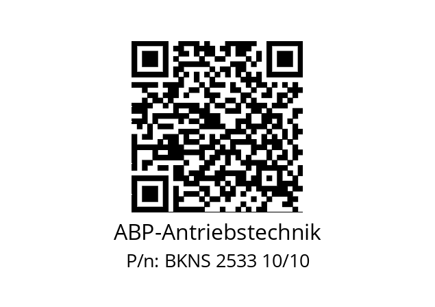   ABP-Antriebstechnik BKNS 2533 10/10