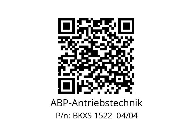   ABP-Antriebstechnik BKXS 1522  04/04