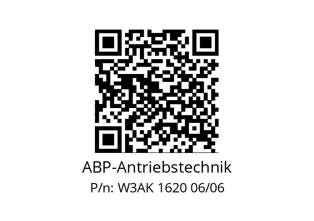   ABP-Antriebstechnik W3AK 1620 06/06