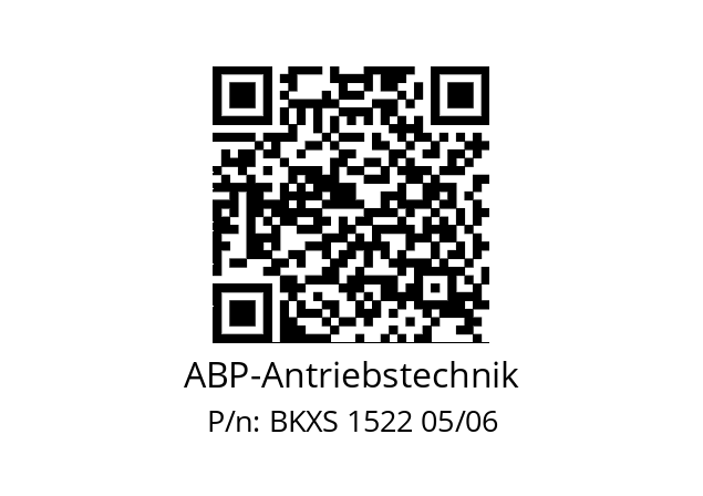   ABP-Antriebstechnik BKXS 1522 05/06