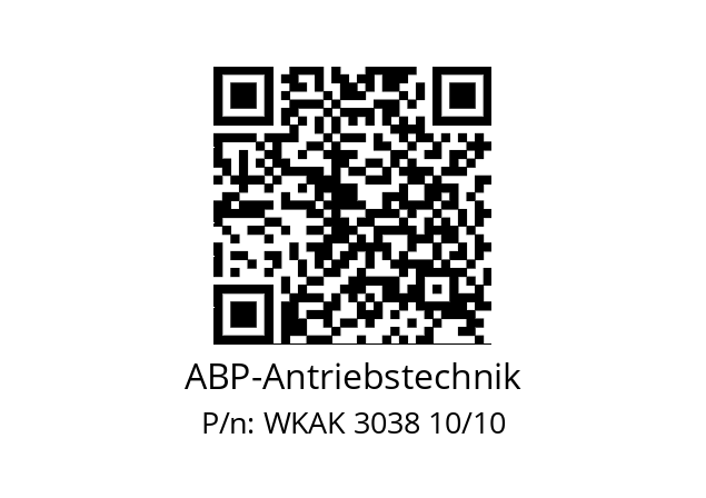   ABP-Antriebstechnik WKAK 3038 10/10