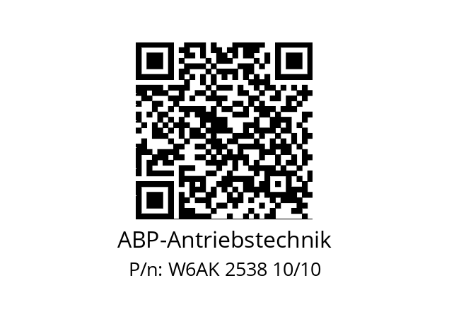   ABP-Antriebstechnik W6AK 2538 10/10