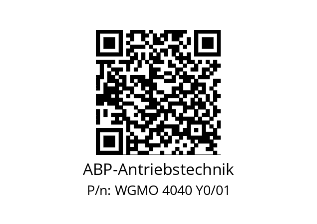   ABP-Antriebstechnik WGMO 4040 Y0/01