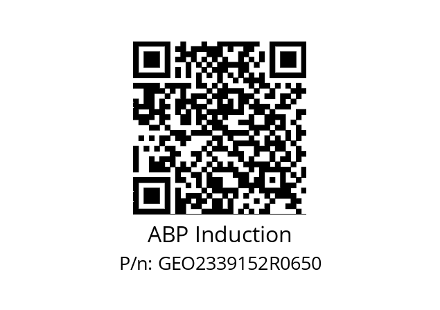   ABP Induction GEO2339152R0650