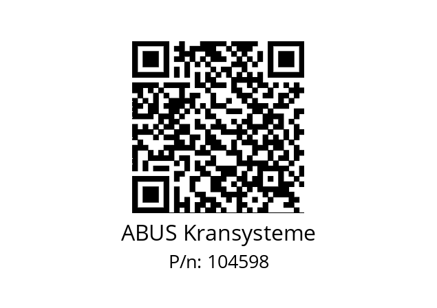   ABUS Kransysteme 104598