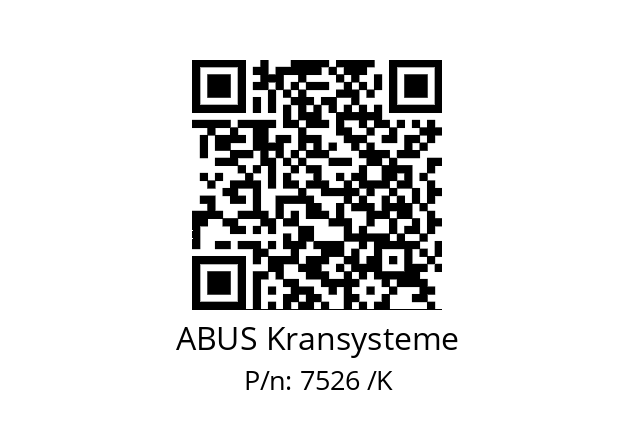   ABUS Kransysteme 7526 /K