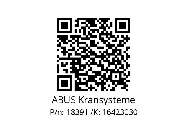   ABUS Kransysteme 18391 /K: 16423030