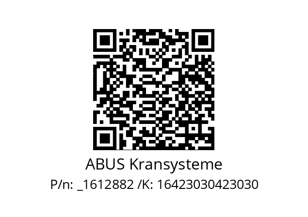   ABUS Kransysteme _1612882 /K: 16423030423030