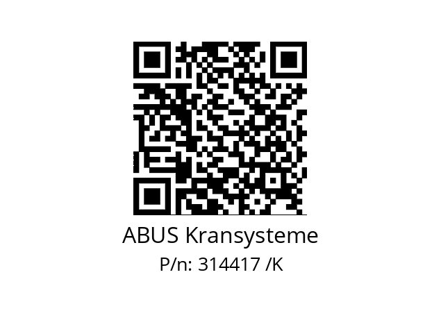   ABUS Kransysteme 314417 /K