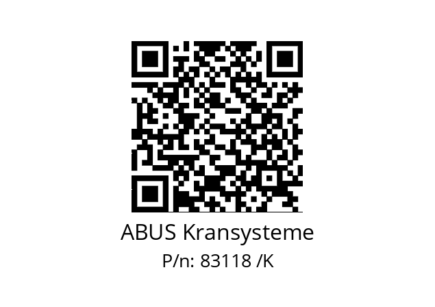   ABUS Kransysteme 83118 /K