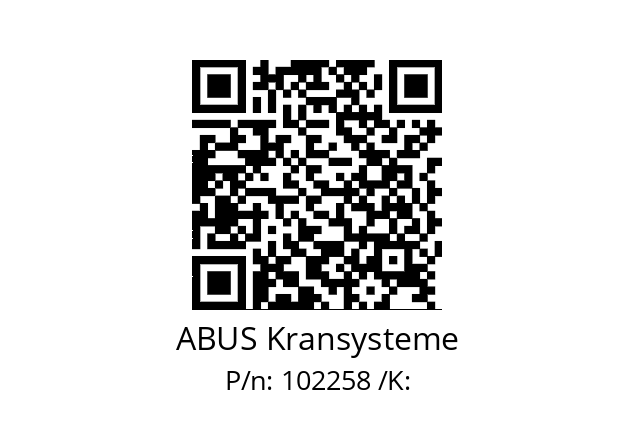   ABUS Kransysteme 102258 /K: