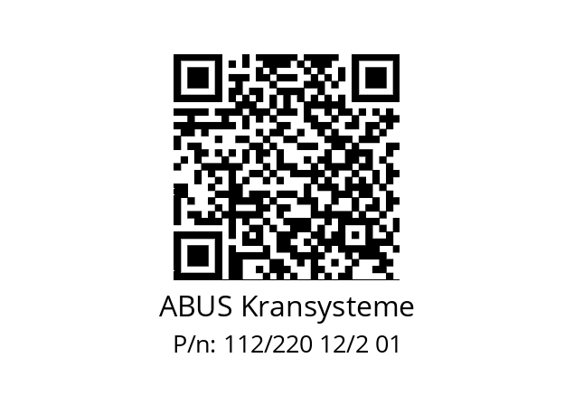   ABUS Kransysteme 112/220 12/2 01