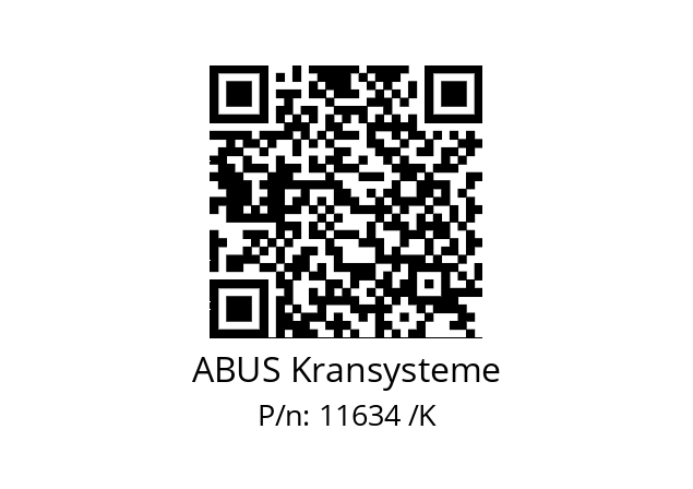   ABUS Kransysteme 11634 /K