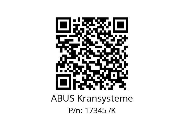   ABUS Kransysteme 17345 /K