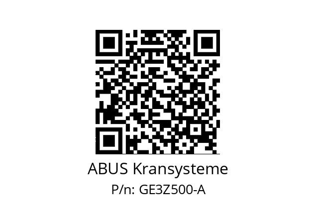   ABUS Kransysteme GE3Z500-A