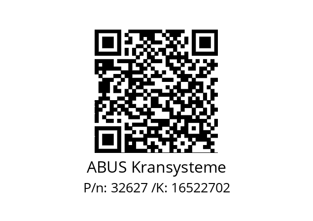   ABUS Kransysteme 32627 /K: 16522702