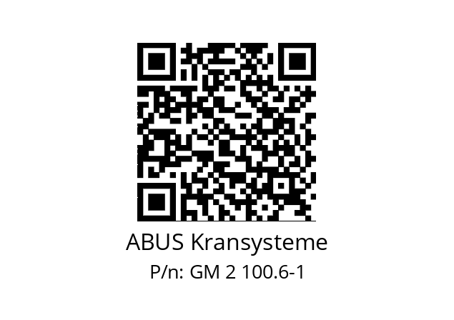   ABUS Kransysteme GM 2 100.6-1