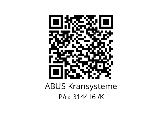   ABUS Kransysteme 314416 /K