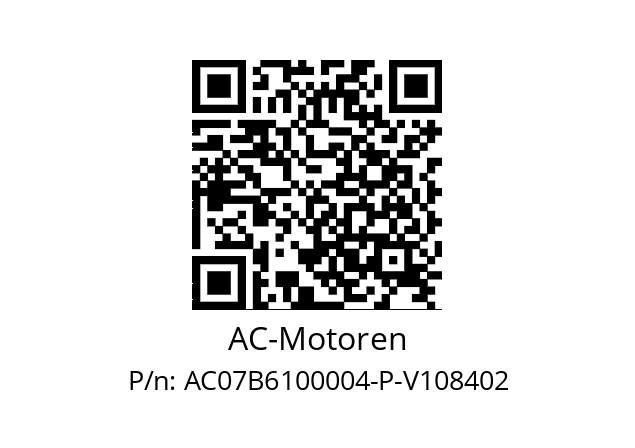   AC-Motoren AC07B6100004-P-V108402